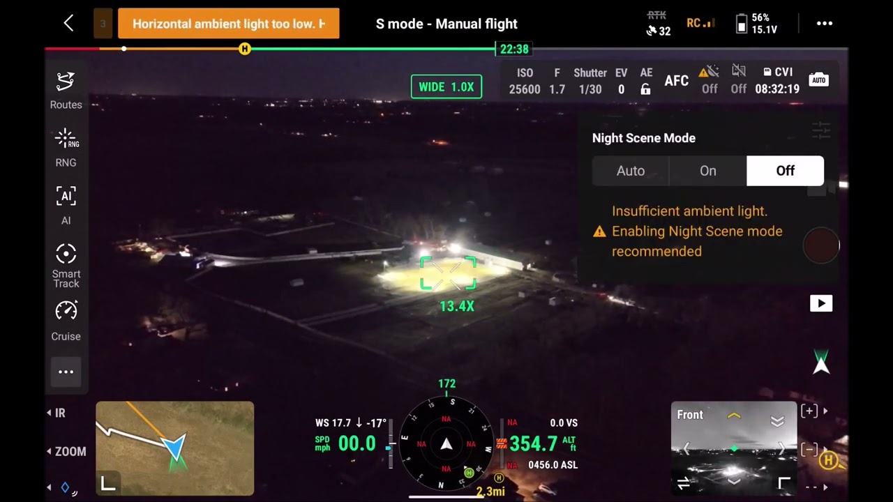 Matrice 4 Thermal Night vision test 2.24.25