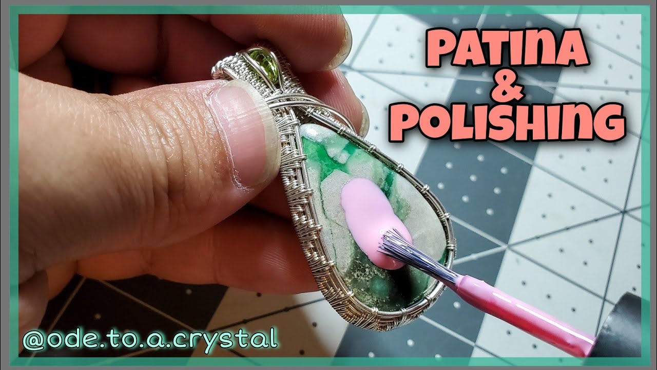 Wire wrapping - oxidizing and polishing
