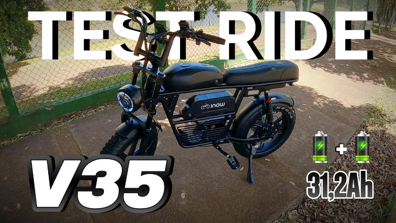 Inow V35 1000W - Test Ride | 02 BATERIAS 31,2Ah | Teste de Subida | Minhas Impressões