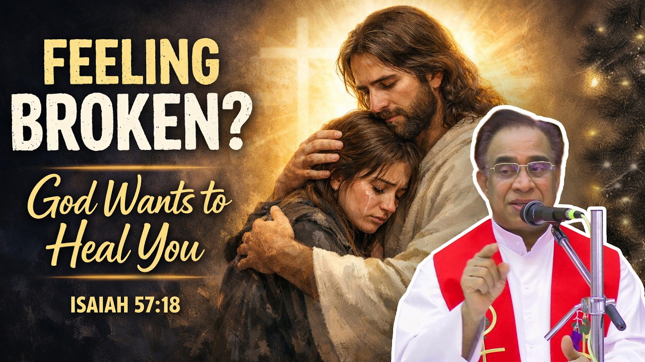 Чувствуете себя сломленным? Бог хочет исцелить вас | Обещание дня | Доктор Джон Хосе Веттиянкал VC