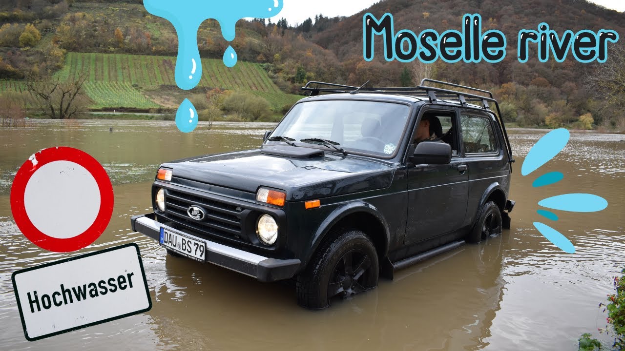 Mosel Hochwasser mit Lada Niva 4x4 || Cochem || Лада Нива || Valwig