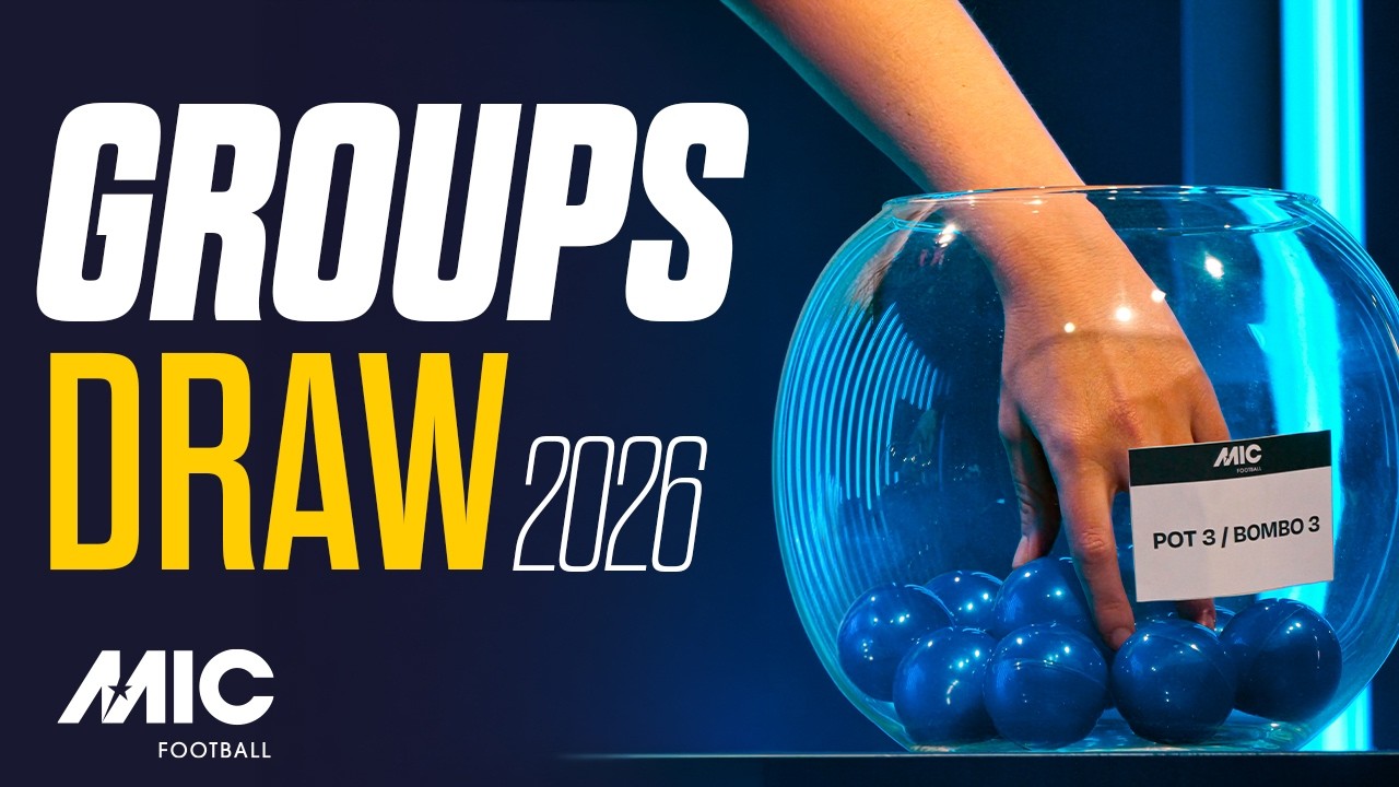 🔵 MICFootball 2026 | Sorteo - Sorteig - Draw ⚽