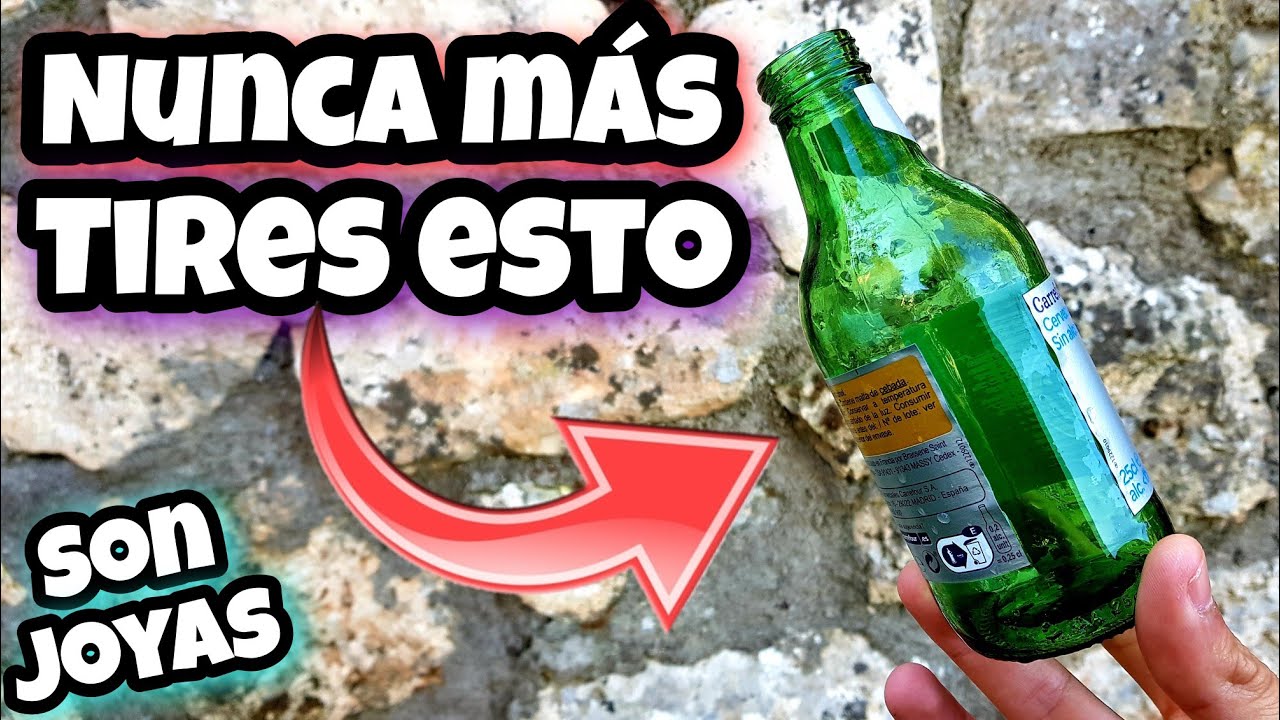 NUNCA MÁS LAS TIRES! Botellas de Vidrio Usadas Son JOYAS en tus PLANTAS y Huerto Urbano Casero