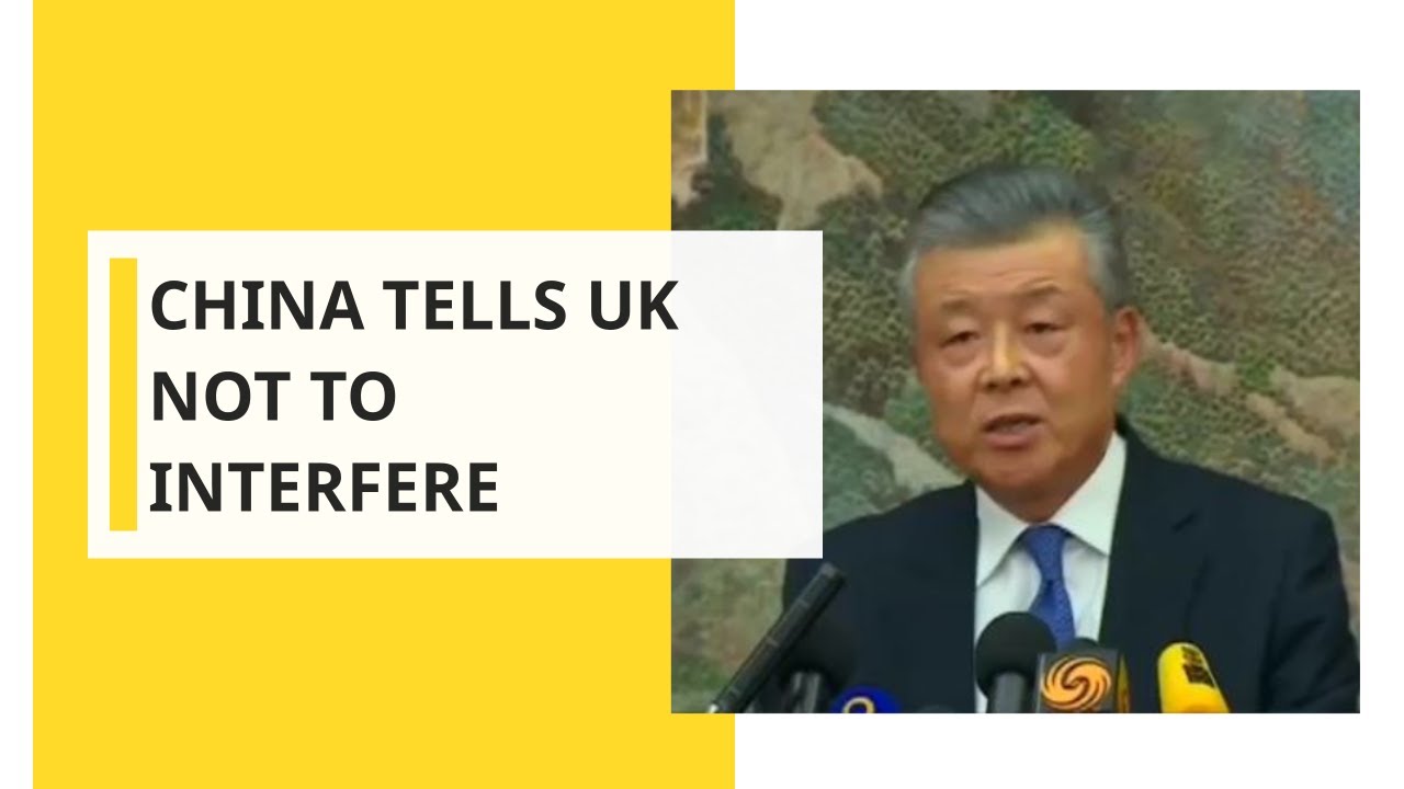 Hong Kong protests: China tells UK not to interfere