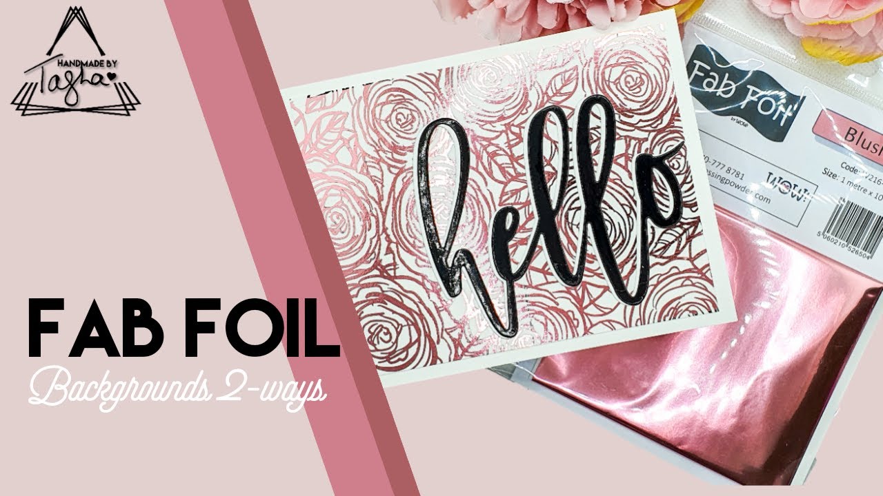 Two Ways With WOW Fab Foil! | How Does WOW Bonding Powder Work?