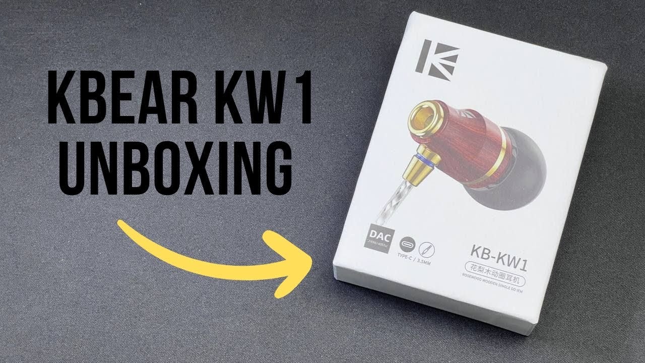 kbear KW1 1DD IEM | Unboxing