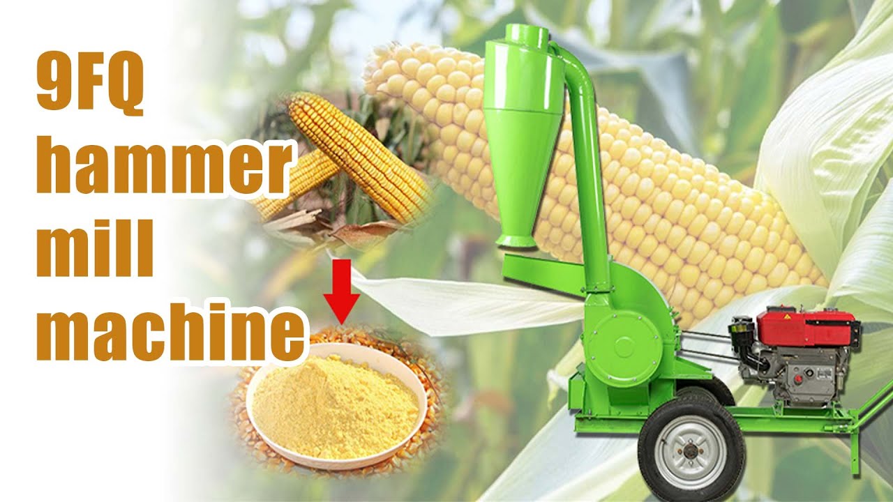 9FQ Hammer Mill Machine | Corn Grinding/Milling Machine | Corn Grain Crusher Machine #grinder