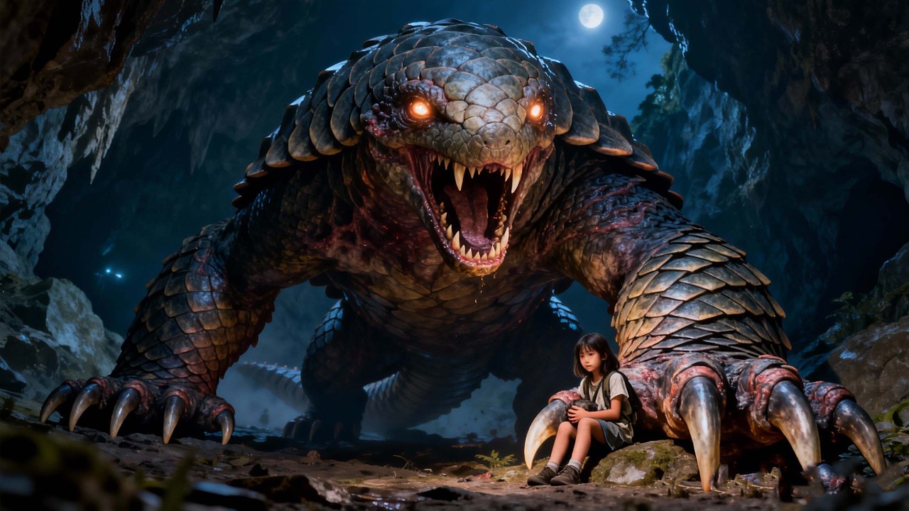 A girl survives the apocalypse, raised by a mutant pangolin!【怪物来袭】