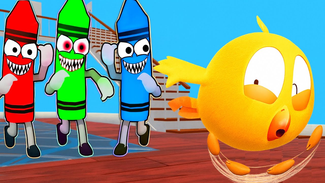 Chicky Plays : Crazy Crayons Escape Roblox  Obby - Where's Chicky? ROBLOX