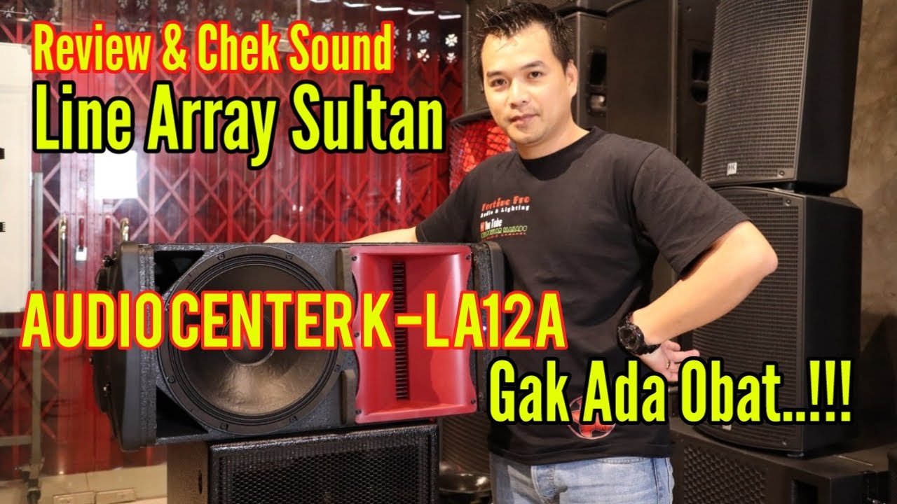 Review LINE ARRAY AUDIOCENTER K-LA12A active DSP // Chek Sound