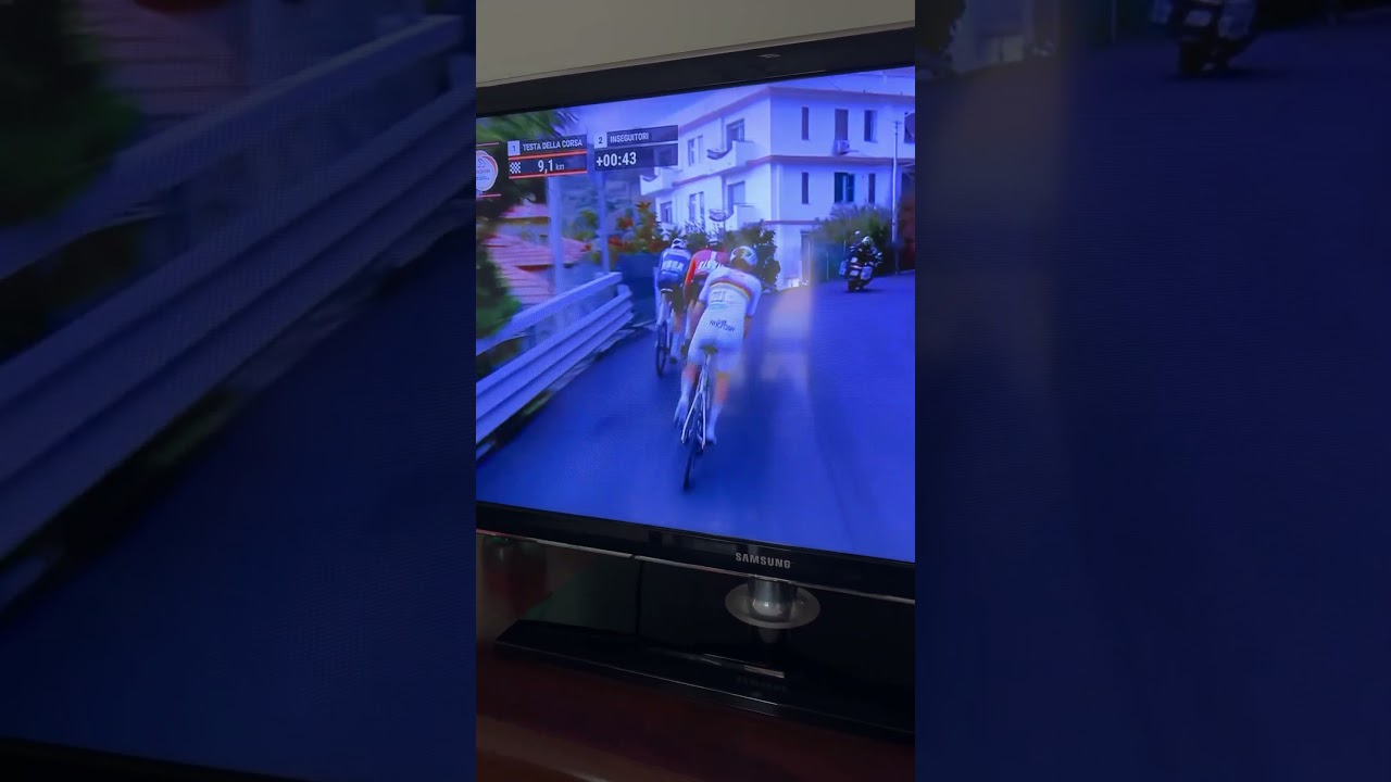 Pogacar salita del Poggio Milano-Sanremo 2025 #ciclismo #classicissima