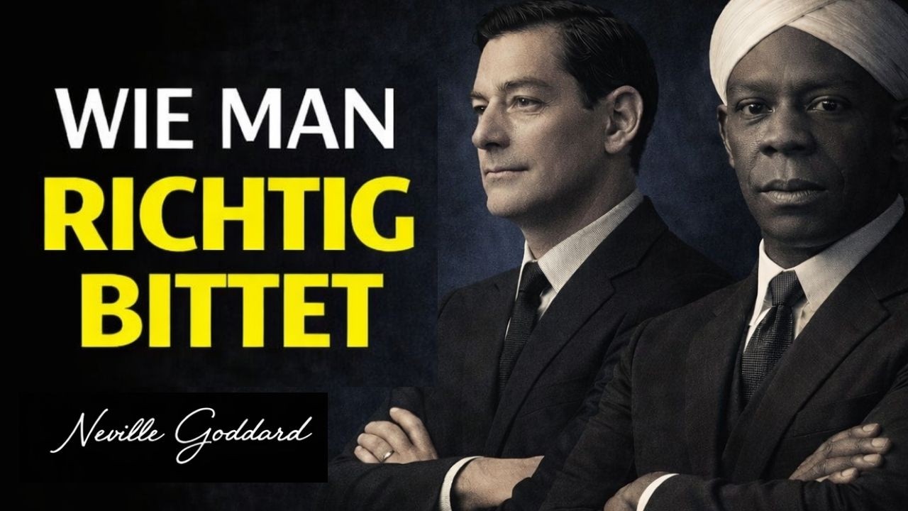 NEVILLE GODDARD | SO LERNST DU RICHTIG ZU BITTEN (KRAFTVOLLE METHODE)