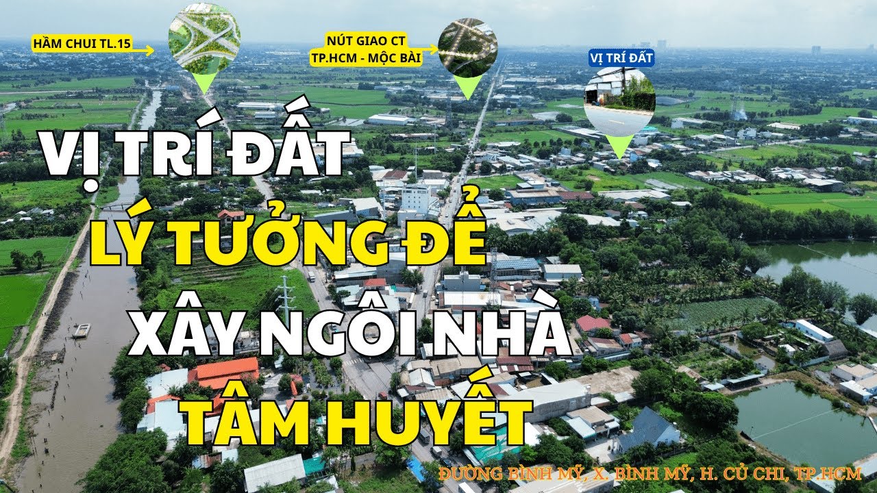 Đất Bình Mỹ, Củ Chi, Gần Hầm Chui TL.15, Gần Nút Giao CT. TP.HCM - Mộc Bài| nhà đất phan hảo củ chi