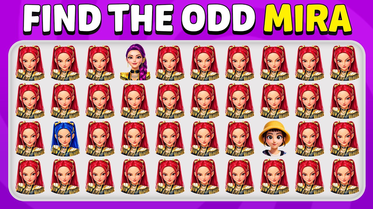 Find the Odd One Out - Kpop Demon Hunters Edition! 🎤😈⭐Saja boys, Rumi and Jinu, zoey | Piggy Quiz