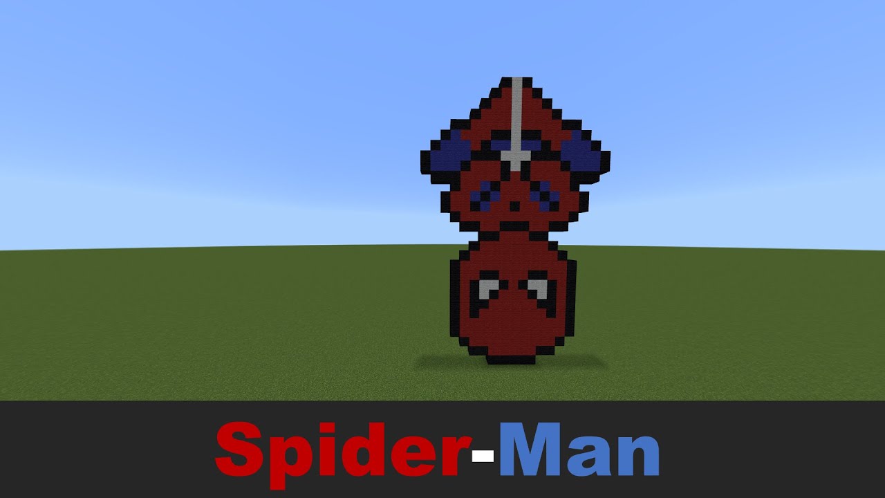How to Build Spider-Man in Minecraft