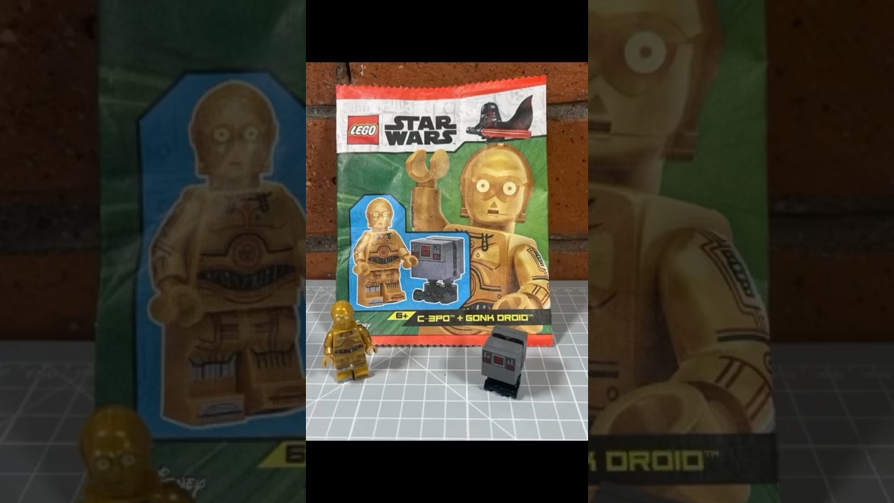 Lego Star Wars magazine 100 Droid build CP3O and Gonk 