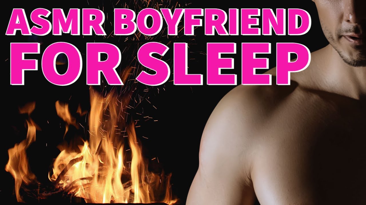 BEST ASMR to fall asleep. Background sounds of crackling fire & deep breathing for comfort {2 hours}