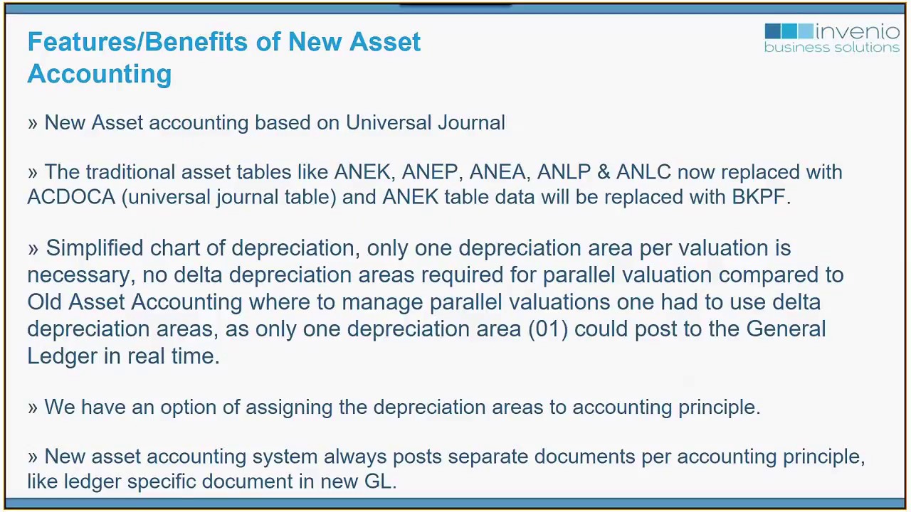 S4 HANA vs ECC   Asset Accounting