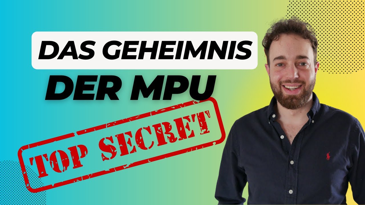 Das Geheimnis hinter der MPU (mein wohl krassestes Video)