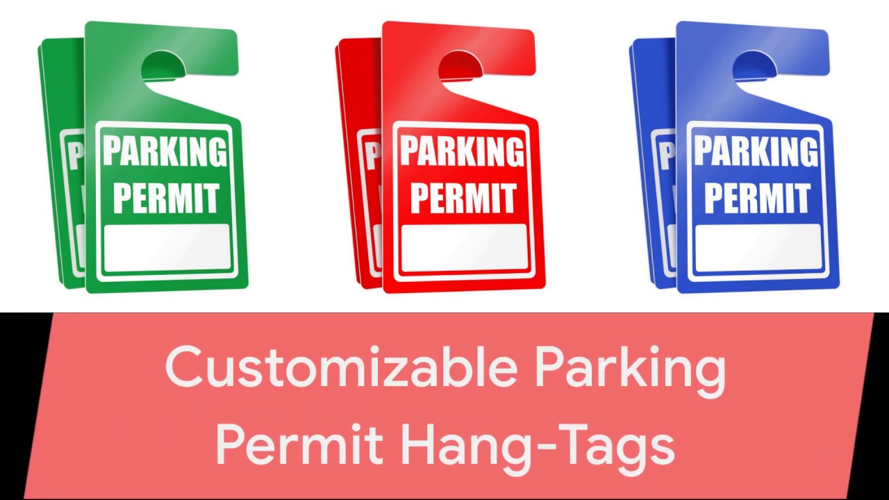 MESS Parking Permit Hang Tags Promo Video