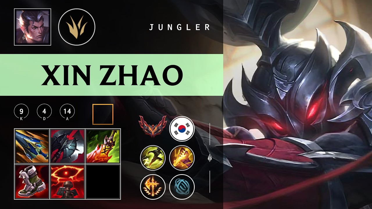 Xin Zhao Jungle vs Lee Sin - KR Grandmaster Patch 26.03