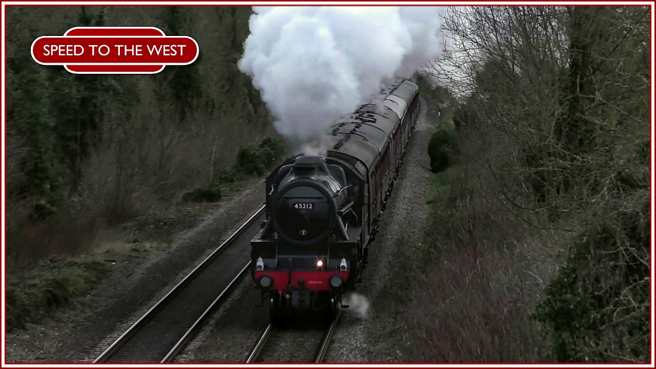 45212 Pounds up Porton Bank! The Cathedrals Express to Salisbury - 05/04/18