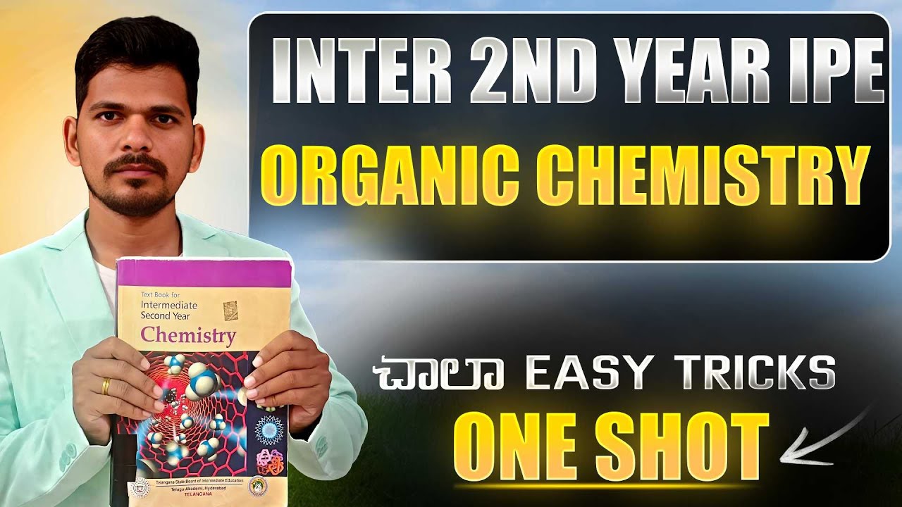 Intermediate 2nd Year Organic Chemistry: Named Reactions - Top Tricks for IPE (TG & AP) 10 marks