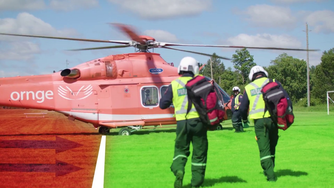 ORNGE HELICOPTER LANDING ZONE SAFETY