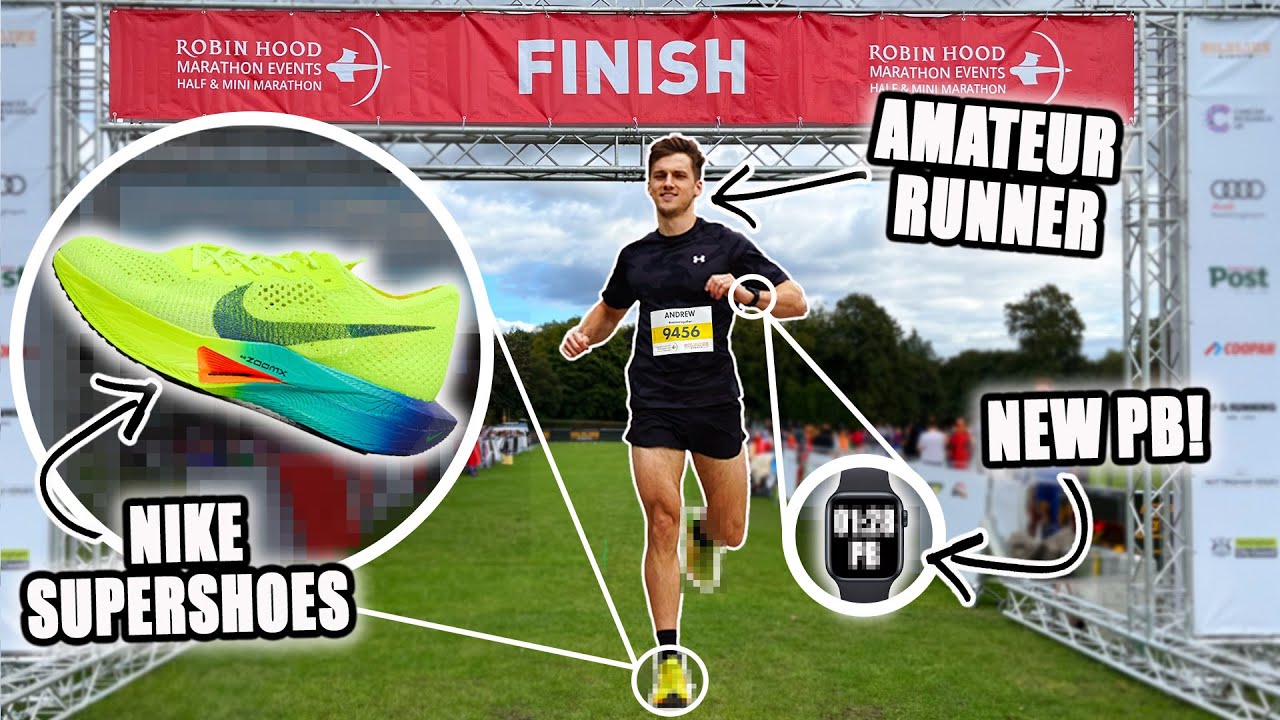 Will supershoes make ANYONE faster? | Half-marathon PB attempt