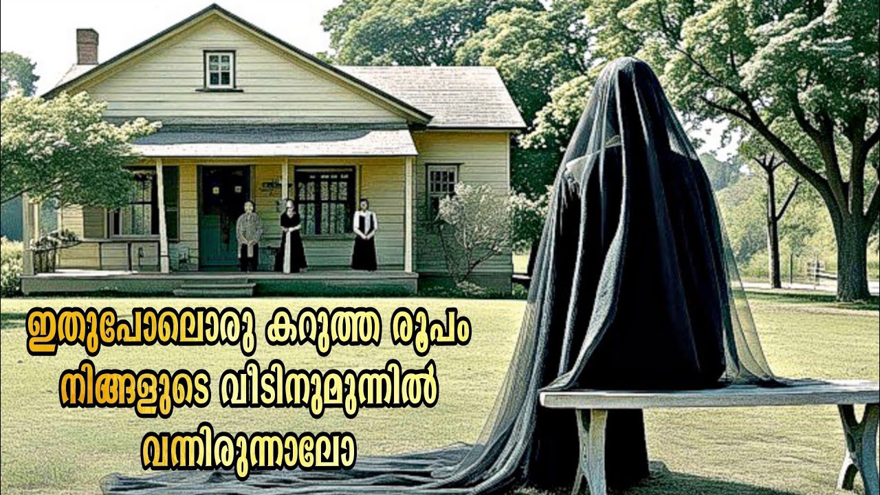 പേടിപ്പെടുത്തുന്ന ഒരു കറുത്തരൂപം നിങ്ങളുടെ വീടിന്റെ മുന്നിൽ ഇതുപോലെ വന്നിരുന്നാൽ |