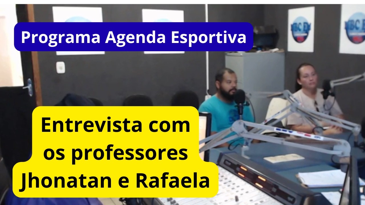 Entrevista com os professores Jhonatan e Rafaela
