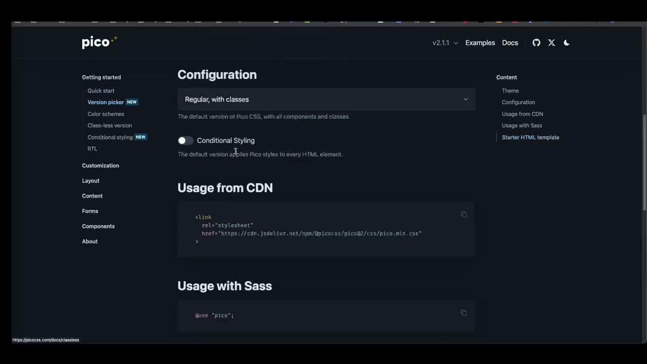Pico.css: el micro framework CSS más simple y rápido, interfaz lista en 5 minutos