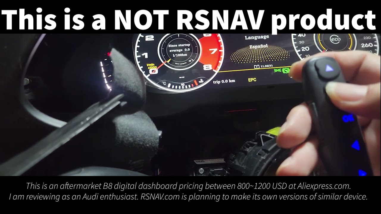 Первая в своем роде виртуальная приборная панель для Audi A4, Q5 и B8? Стоит ли она того?