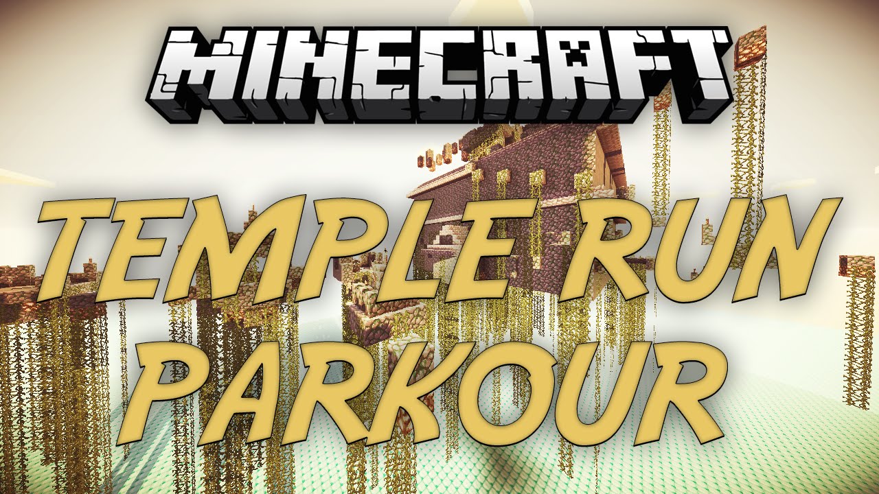 Minecraft: TEMPLE RUN PARKOUR (New Floating Ruins Parkour Map) w/ TheIronMango & PokeLegends