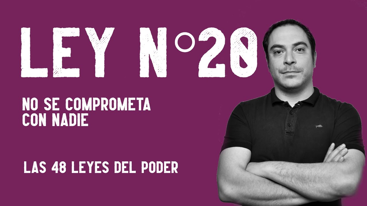 PSICÓLOGO EXPLICA el libro 📕 Las 48 Leyes del Poder 📕 II Ley #20 II Psicología del poder