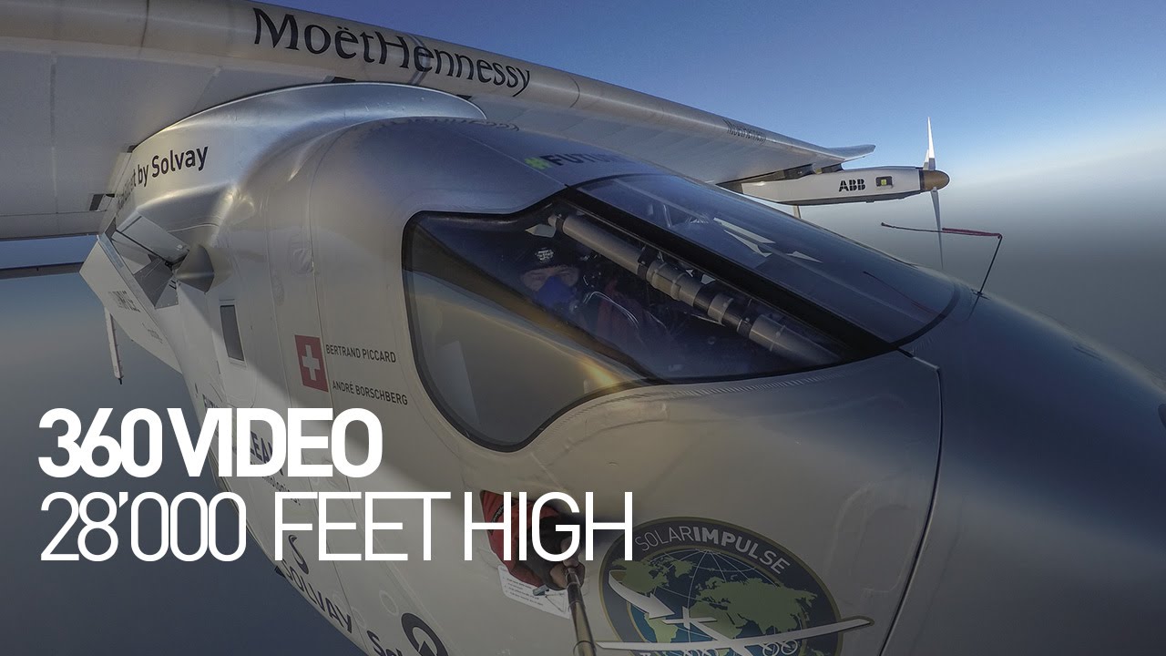 360 video - 28'000 Feet High - from Seville to Cairo