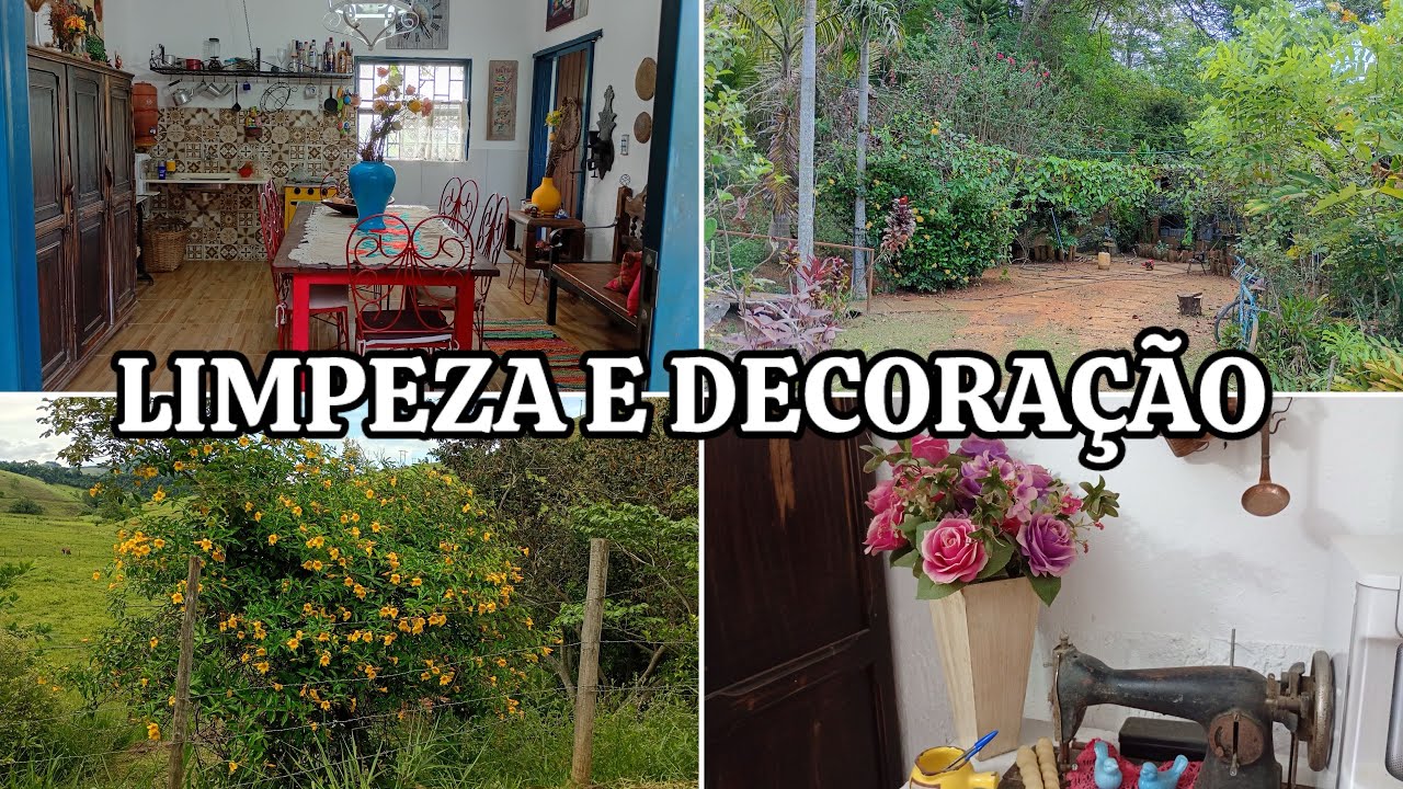Dia de limpeza e Decora&ccedil;&atilde;o da Nossa Casinha na Ro&ccedil;a 