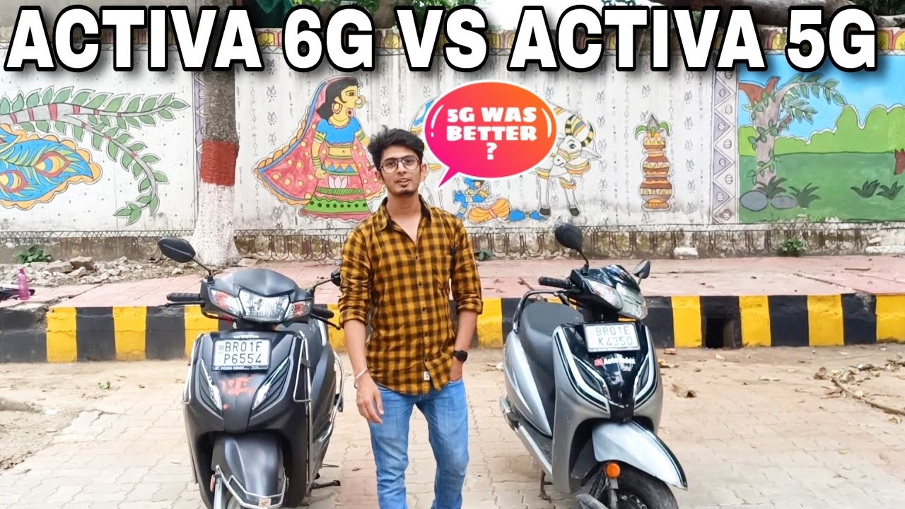 Honda Activa 6g Vs Activa 5g | 6 Major Difference | Comparison of Honda Activa 6g vs @AutoIndex0111
