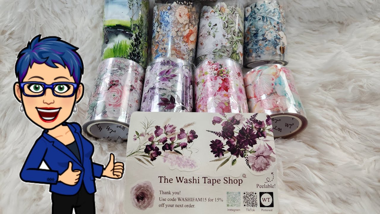 An AMAZING Collaboration with Washi Tape Shop thank you!!! Let do an unboxing of some PET tapes #504