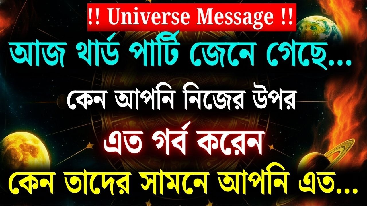 থার্ড পার্টি সিচুয়েশন (তৃতীয় ব্যক্তির হস্তক্ষেপ) | Universe Message