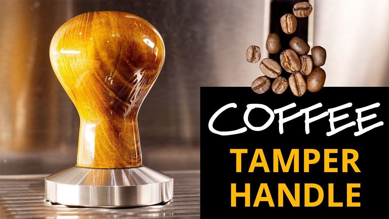 Easy wood lathe project - make a coffee tamper handle