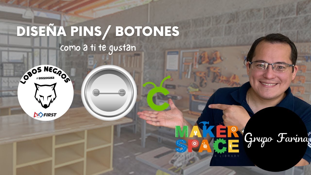 Como diseñar PINS / Botones en el software de Cricut