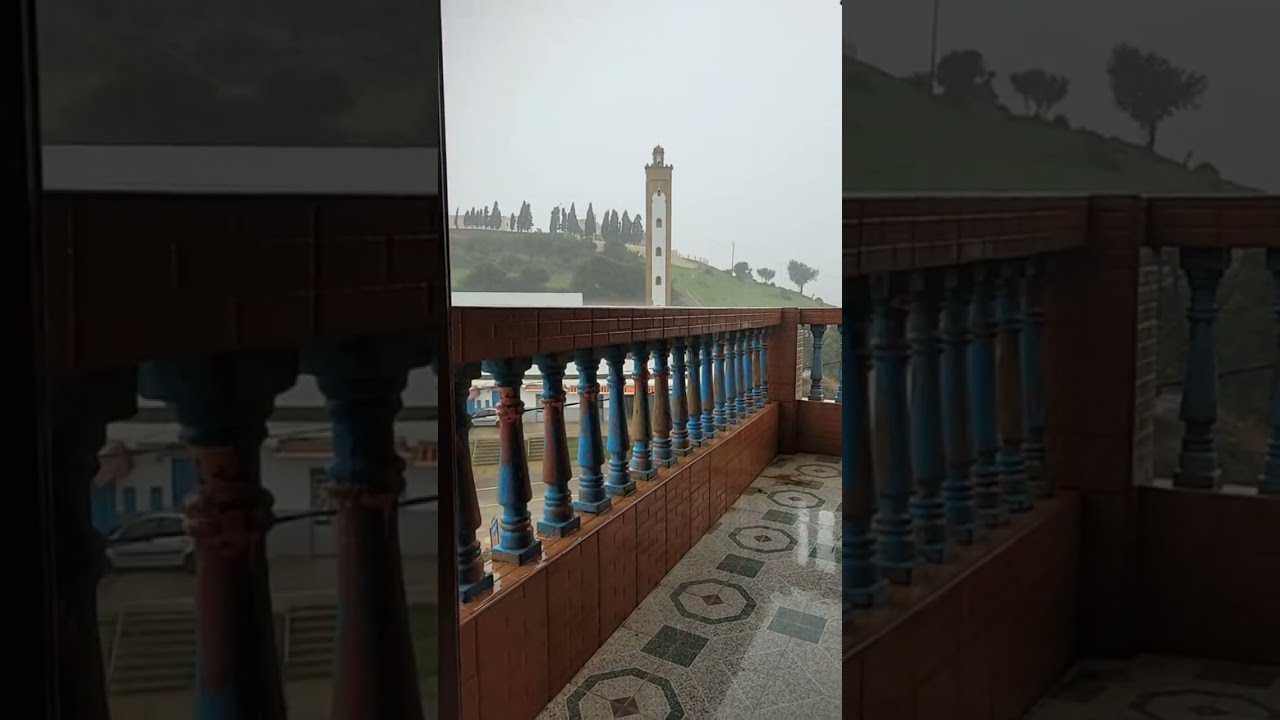 تطوان رياح قوية مع أمطار غزيرة الله يلطف