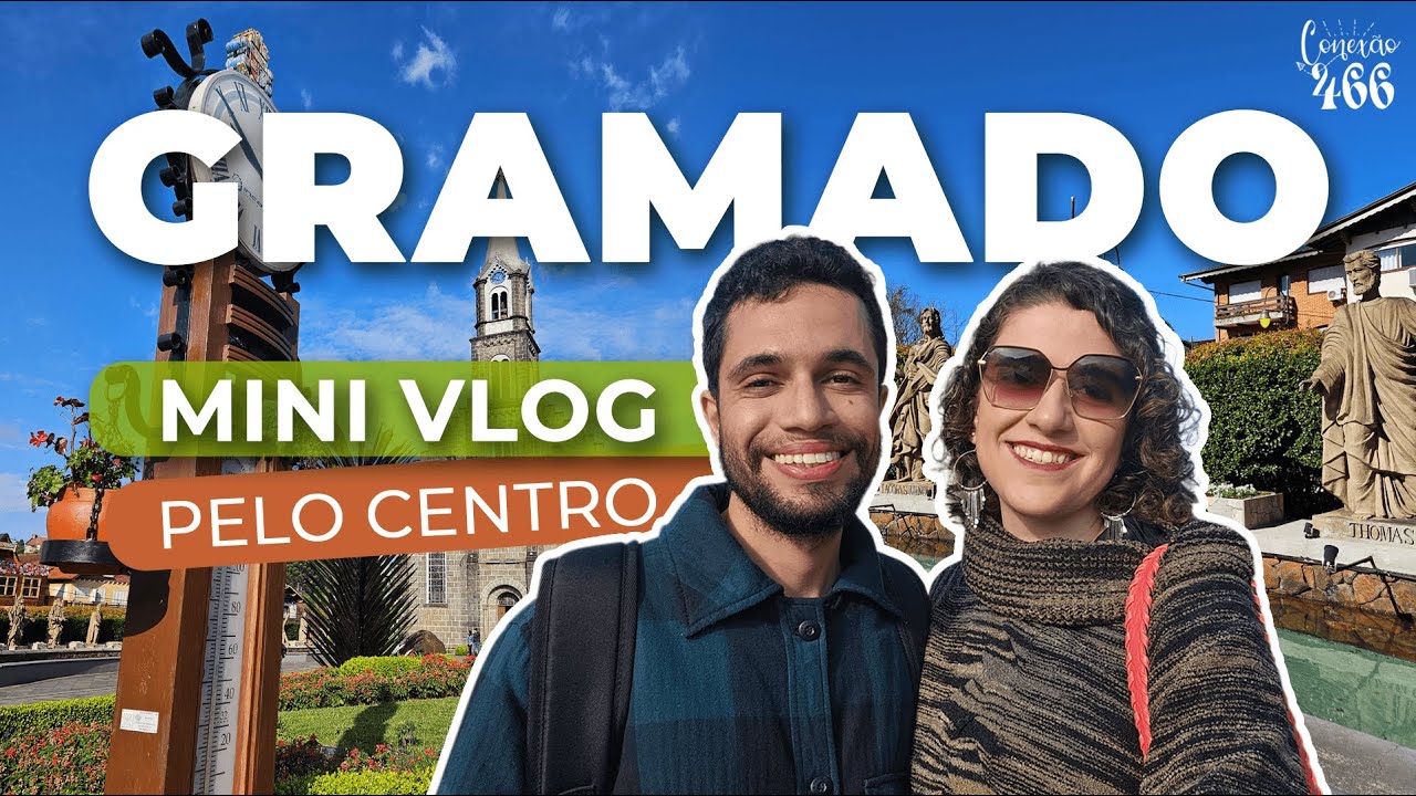 CENTRO DE GRAMADO - Quais os PONTOS PRINCIPAIS? - Mini Vlog [Walking Tour 4K]