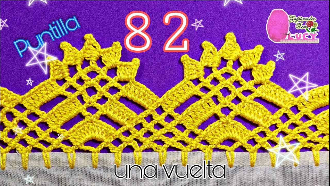 82/ PUNTILLA  UNA SOLA VUELTA, FÁCIL DE REALIZAR