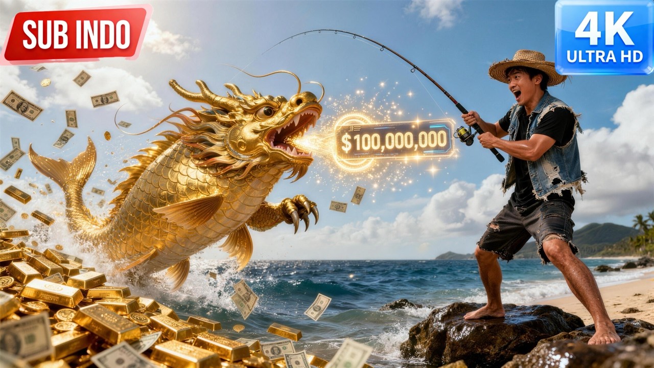 Nelayan Miskin Ditinggal Istri, Setelah 100 Hari Memancing, Tangkap Naga Emas dan Jadi Miliarder!