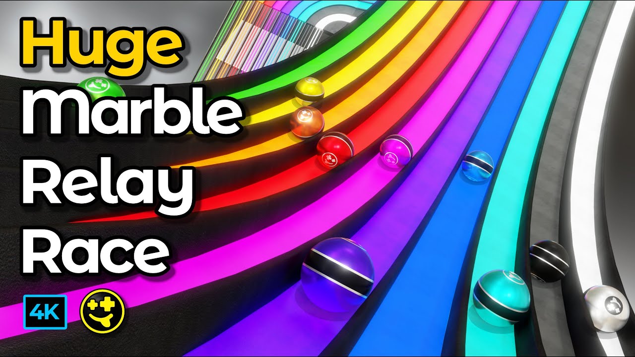 Huge Marble Relay Race | 
