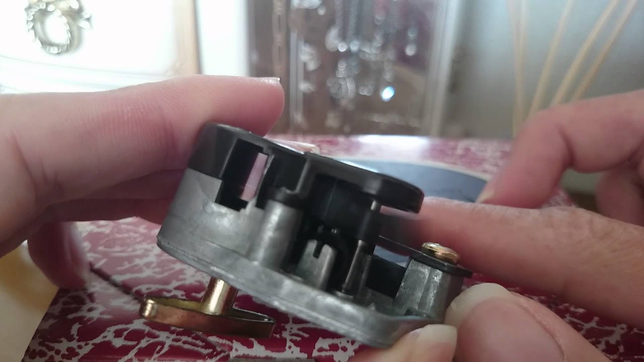 Music box movement speed adjusting