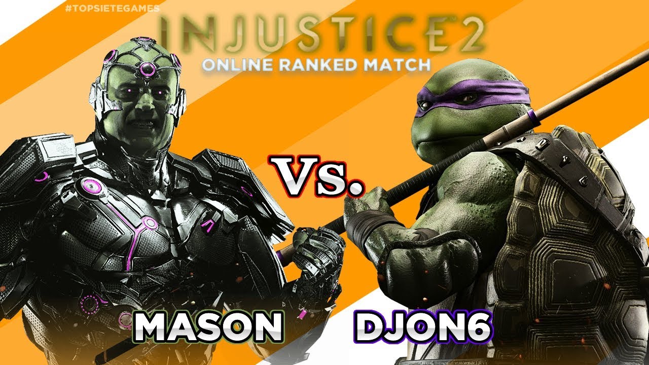 🧠Vs🐢 BRAINIAC DON'T LIKE TURTLE - Mason (Brainiac) Vs DjOn6 (Donatello) - Injustice 2 Gameplay