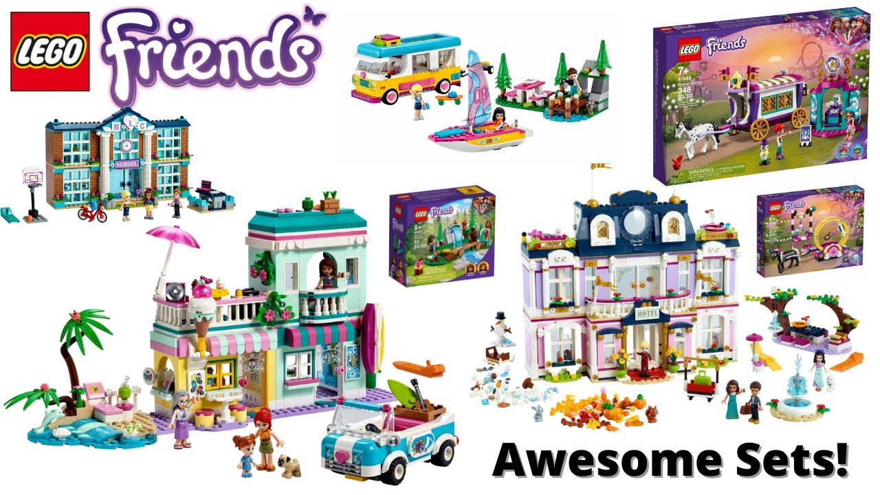 LEGO Friends Summer 2021 Set Images (Absolutely Awesome Sets and Great Buildings!)